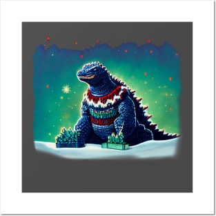 A Kaiju Christmas Posters and Art